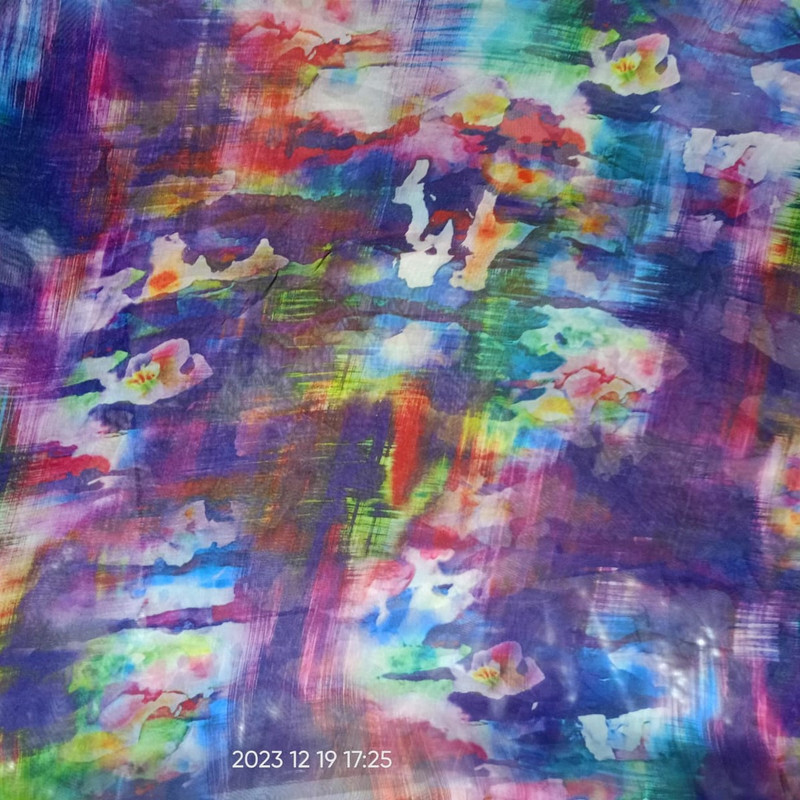 Print On Flat Chiffon FCPS196