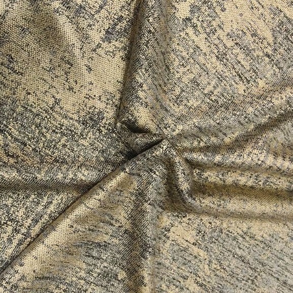 Omega With Foil Knitted Fabric (Gold)