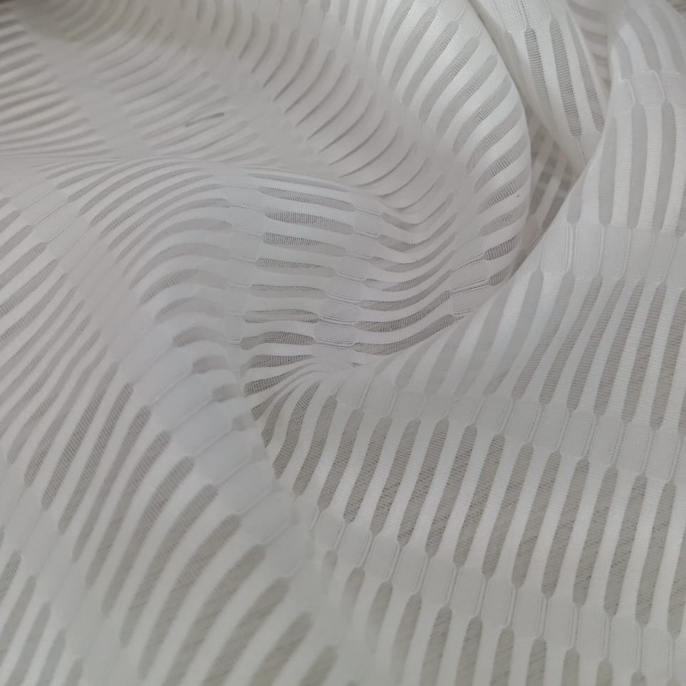 Roman Stripes Organza