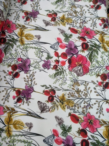Perennial Garden Print On Roberto Cavalli -RCPS20