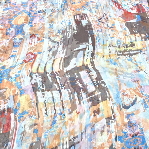  Print On Silk Chiffon S23-SCPS272