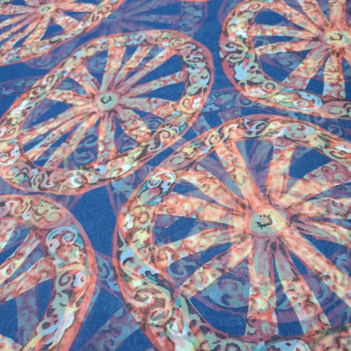  Print On Silk Chiffon S23-SCPS277