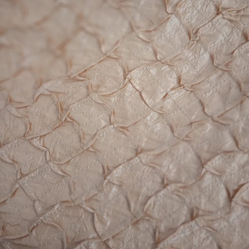 Check Pin Tuck Prints On Embroidered Taffeta ETPS12