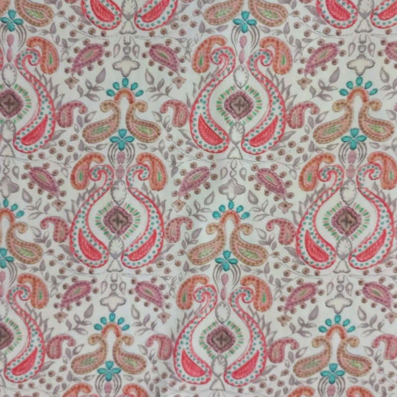 Cluster Paisley Print On Parsi Boski S24 PBPS23