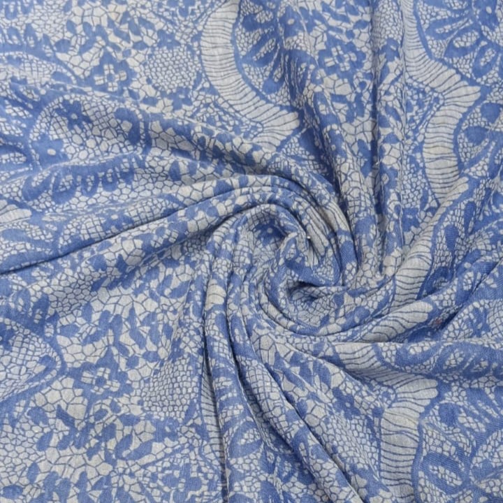 Burnout Pattern On Knitted Fabric S24 KBPS05