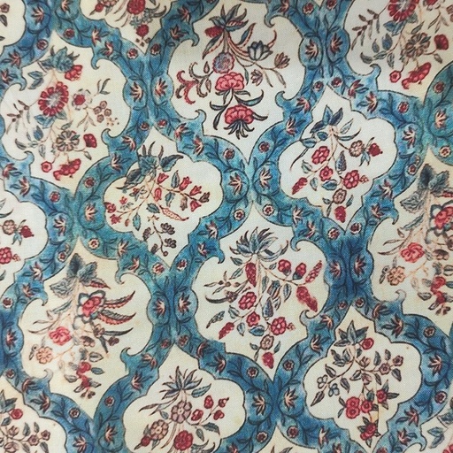 Old Fragment Print On Parsi Boski S24 PBPS32