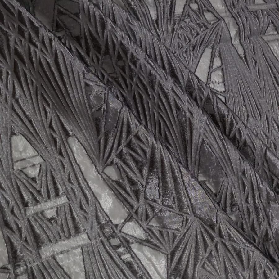 Abstract Organza Jacquard Fabric