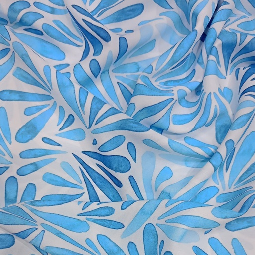 Monochrome Bird Art Print On Royal Georgette (SS20) RGPS13