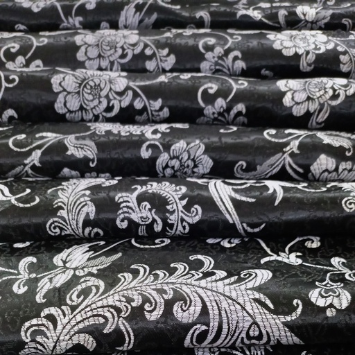 Aqua Print On Chinese Jacquard S24 CJPA12