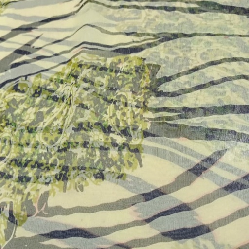 Wave  Print On Silk Georgette SGPS17