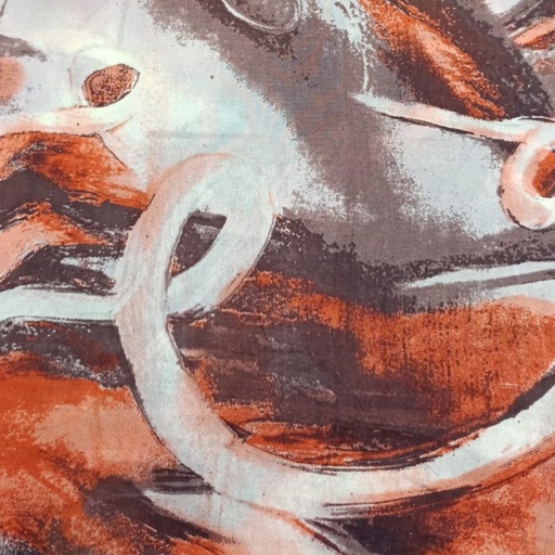 Brush Art Print On Silk Habutai 44 Inch SHPS04