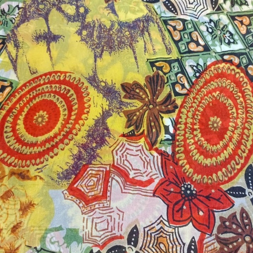 Missoni Garden Print On Silk Habutai 44 Inch SHPS06