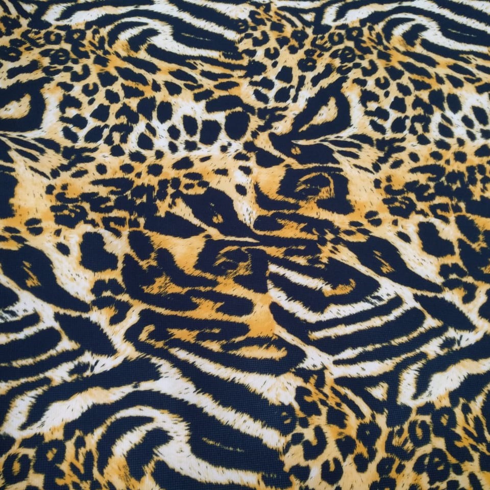 Wild Tiger Print On Roberto Cavalli  RCPS31