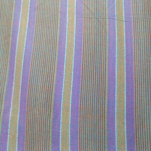 Matka Silk Cotton Stripes Dyed Fabric MSCS05