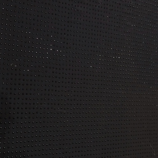 Black Gold Rhinestone Fabric