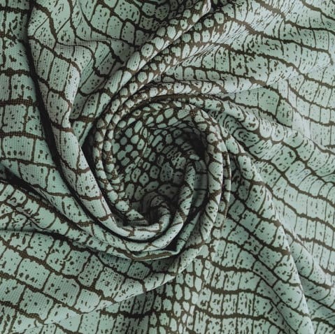 Baby Python (Olive) Print On Roberto Cavalli  RCPS01