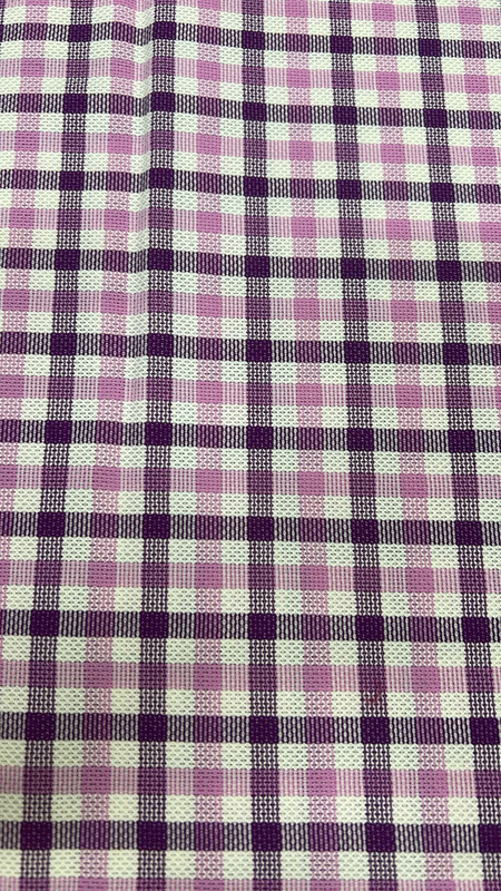 Cotton Yarn Dyed Pink Check 60inch Fabric (SS24) CYDS09