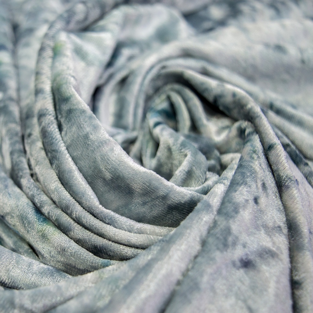 Ocean Waves Tie Dye Velvet