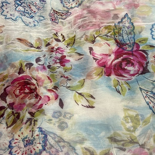 Viscose Chiffon Print Fabric (SS24)  SFDS19