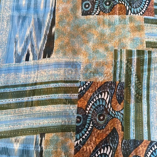 Poly Chiffon Print Fabric (SS24)  SFDS25