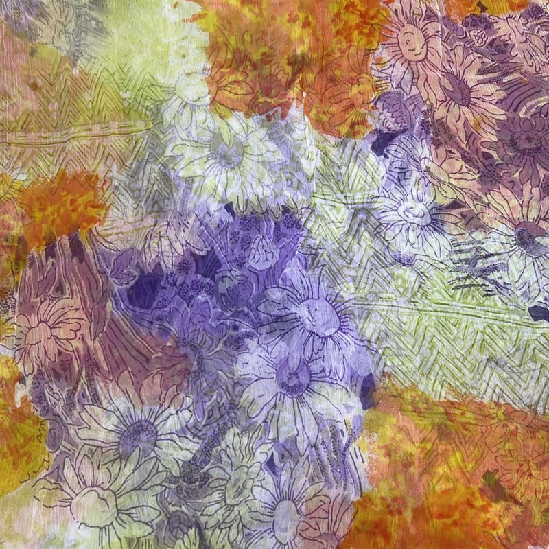 Viscose Chiffon Print Fabric (SS24)  SFDS31