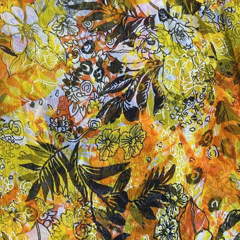 Viscose Chiffon Print Fabric (SS24)  SFDS34