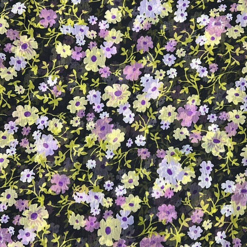 Poly Chiffon Print Fabric (SS24)  SFDS36