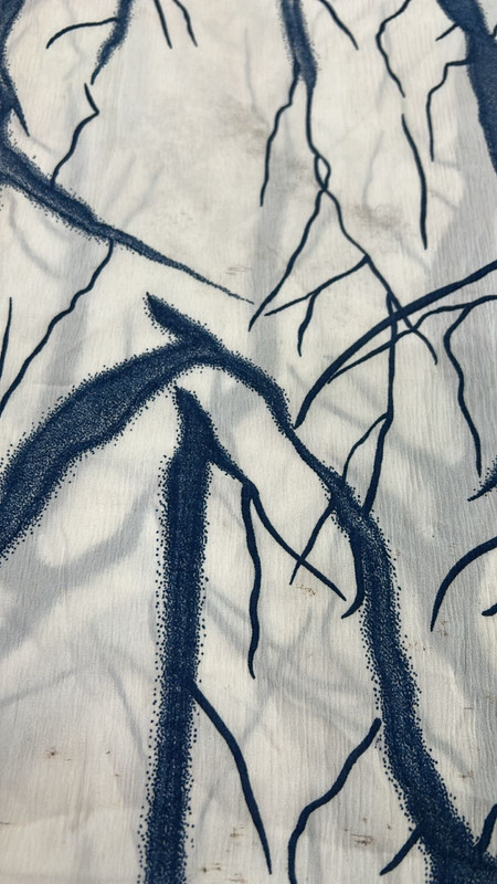 Crinkel Georggete Print (SS25) SFDS169