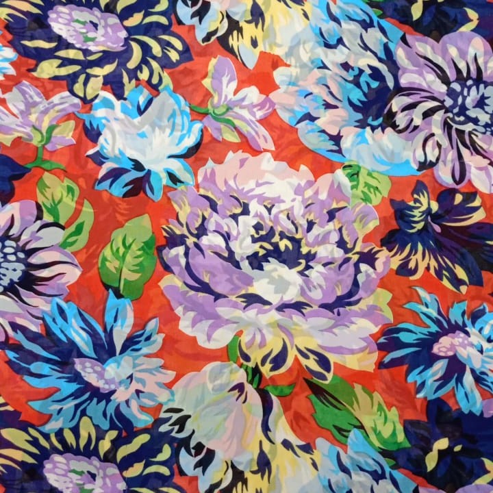 Print On Voile Chiffon VCFS02