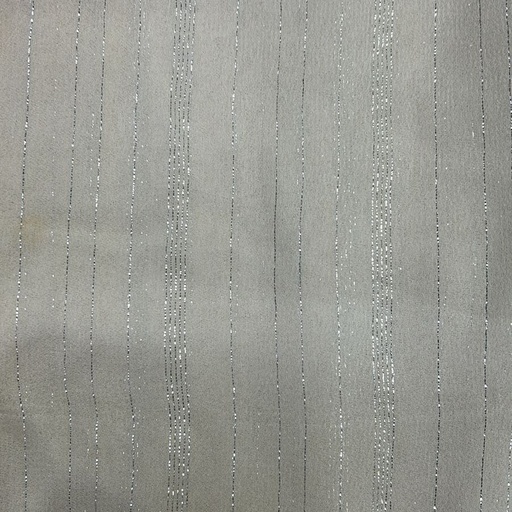 White Lurex Print On Viscose Georgette (SS25) SFCS46