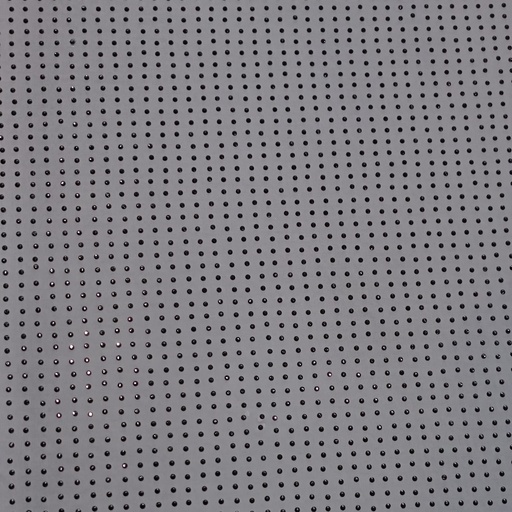 Rainbow On White Rhinestone Fabric