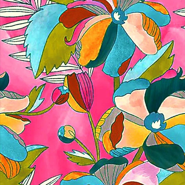 Sushi Voile Print Fabric SVPF082