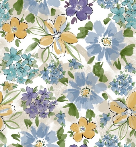 Sushi Voile Print Fabric SVPF085