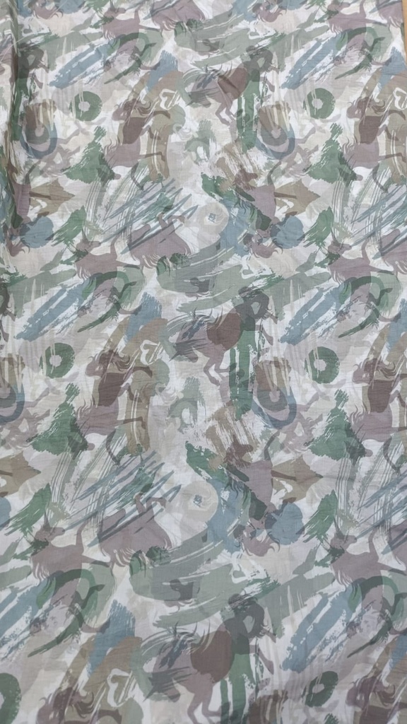 Sushi Voile Print Fabric SVPF103