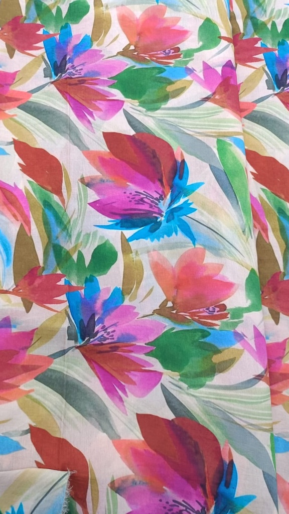 Sushi Voile Print Fabric SVPF104