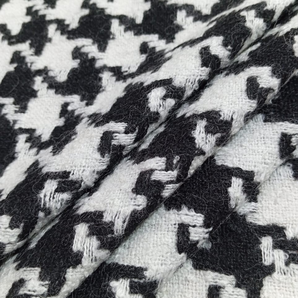 AGT-HNL-49 (Blue Big Houndstooth) Tweed