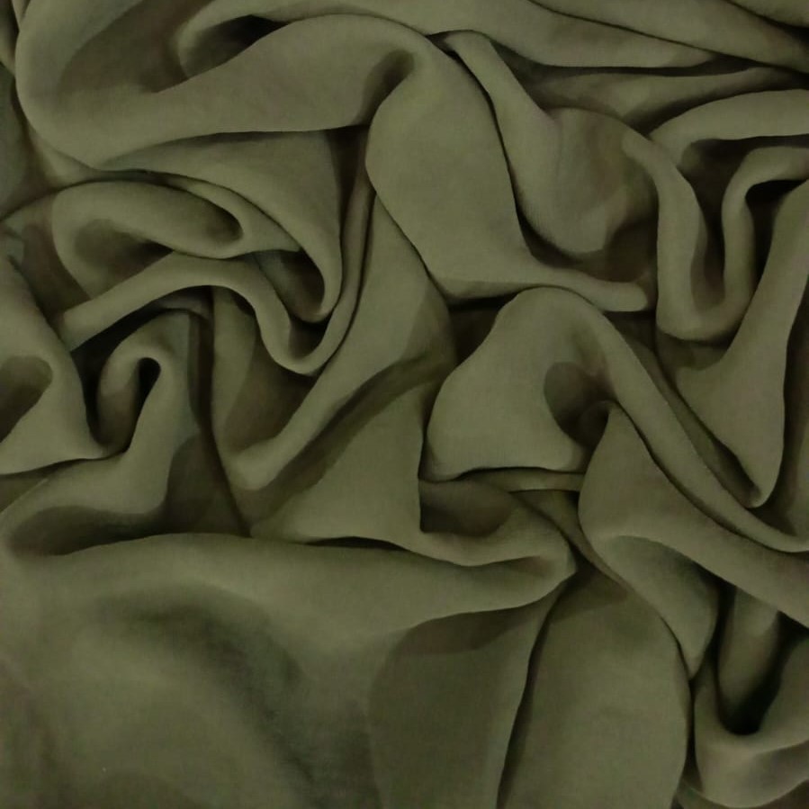 Lin Crepe Dyed Fabric