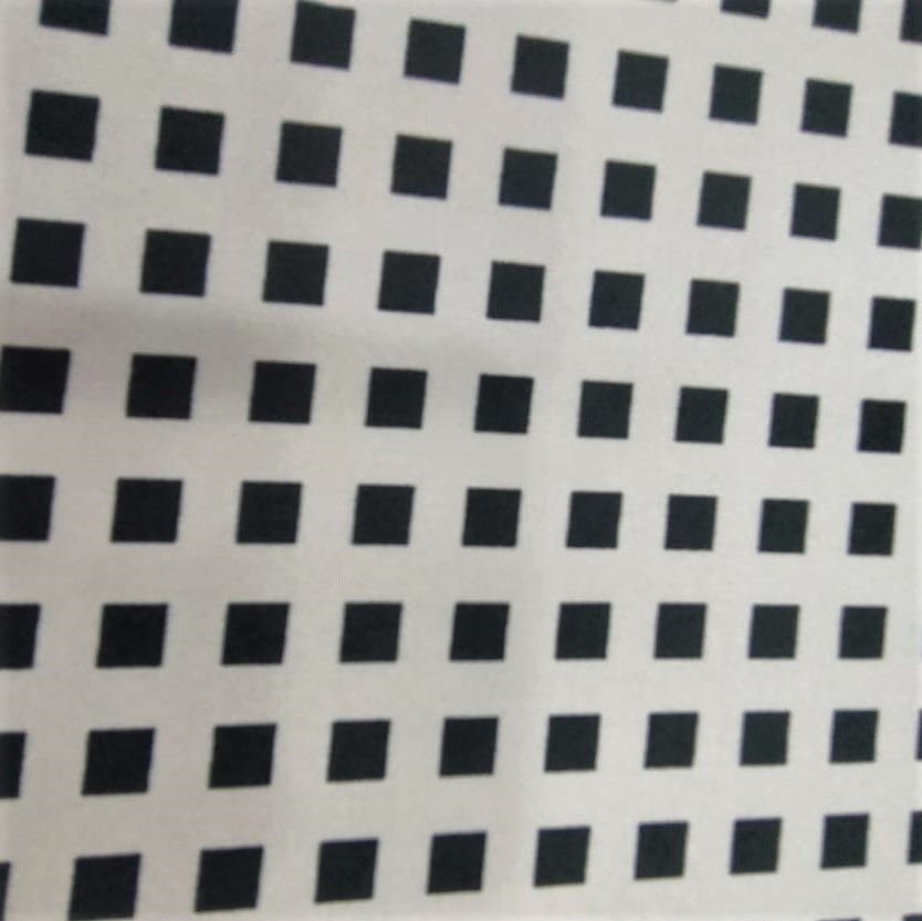 Check Box Print On Sandwash Crepe S24 SCPS07