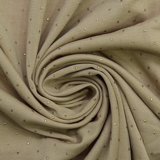 Oscar Knitted Fabric (Dot Foil)
