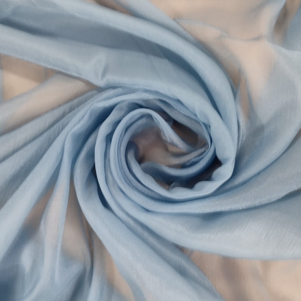 Crush Organza Satin Dyed Fabric