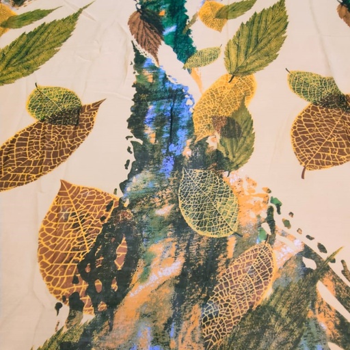 Wall Art Print On Silk Chiffon S23-SCPS213