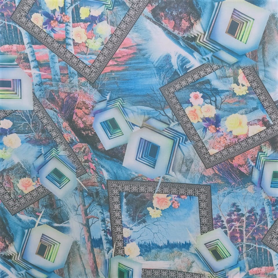 Print On Flat Chiffon FCPS203