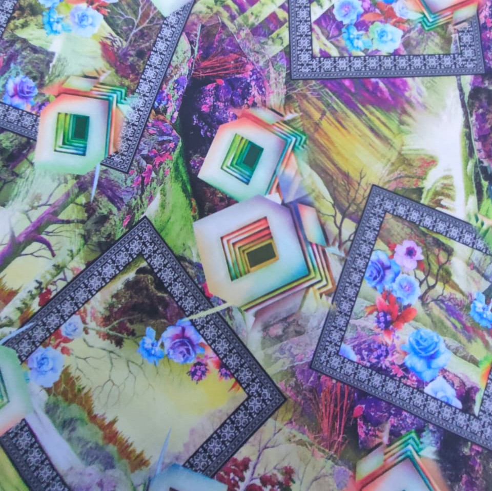 Print On Flat Chiffon FCPS253