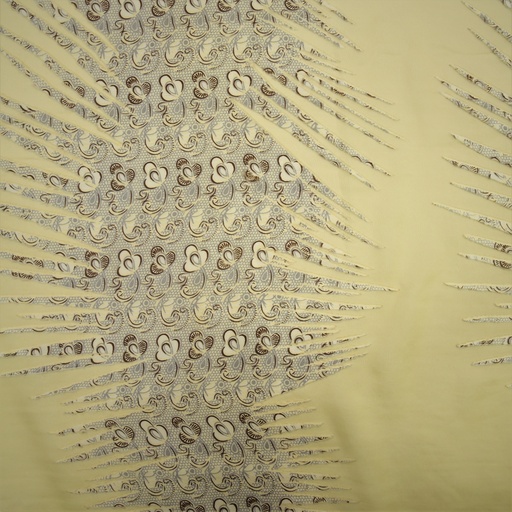 Print On Silk Satin Burnout#18