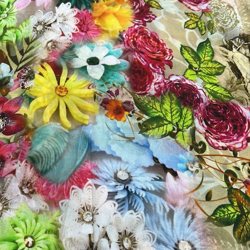 Print On Viscose Crepe #08