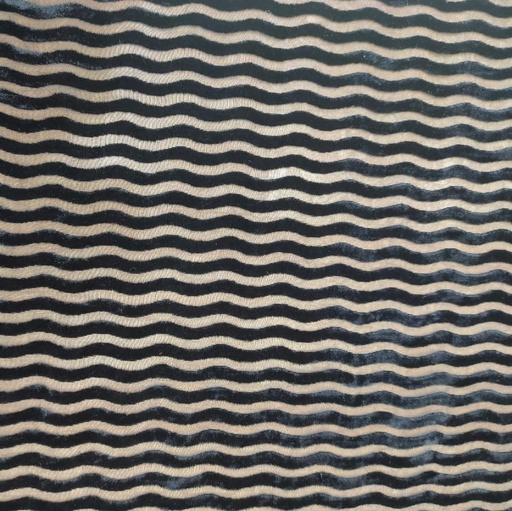 Black Poly Viscose Velvet Brasso #05