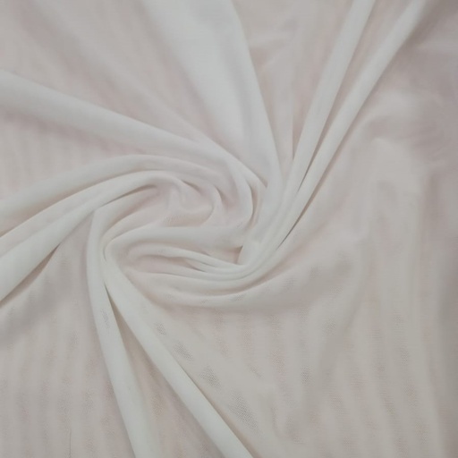 White Mesh Net Dyeable Fabric