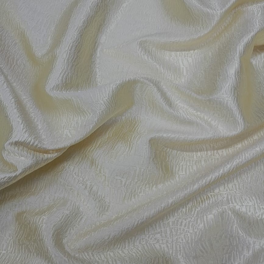 Embossed Satin Woven Fabric