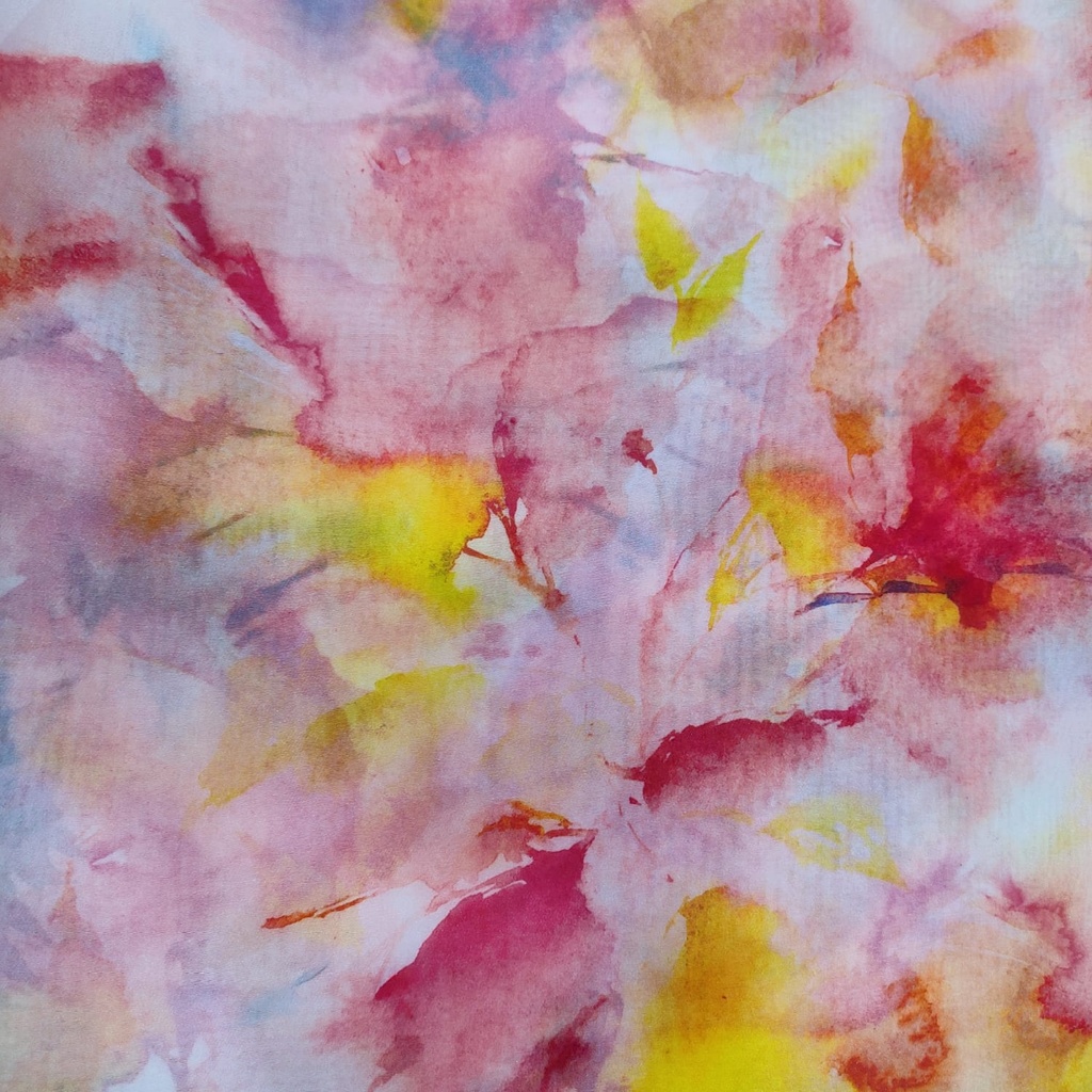 Bella Tie Dye Print On Organza SS22A-ORPA03