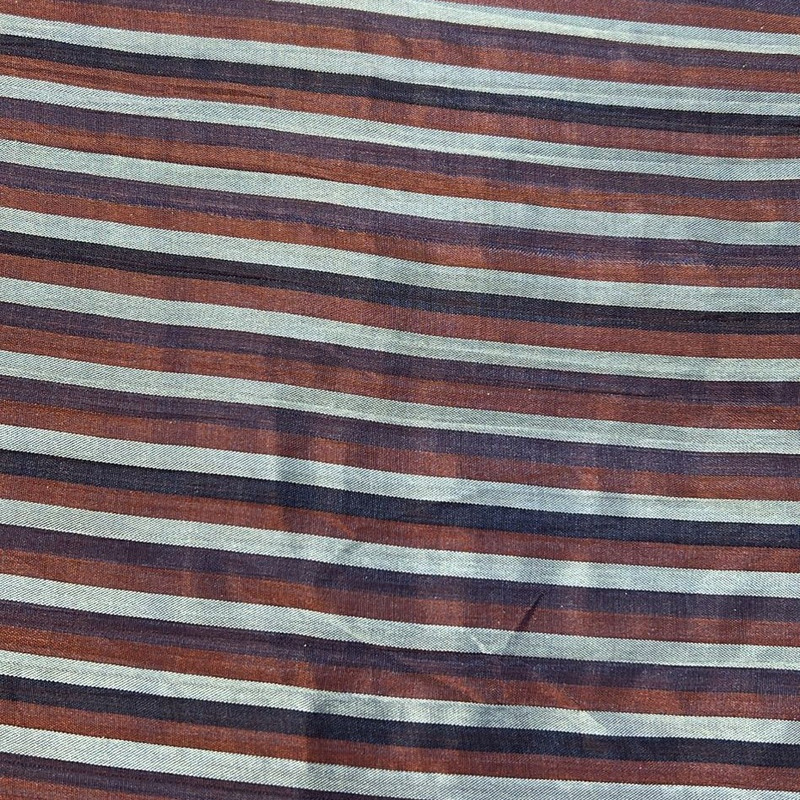 Stripe Print On Poly Silk (SS25) SPPS03